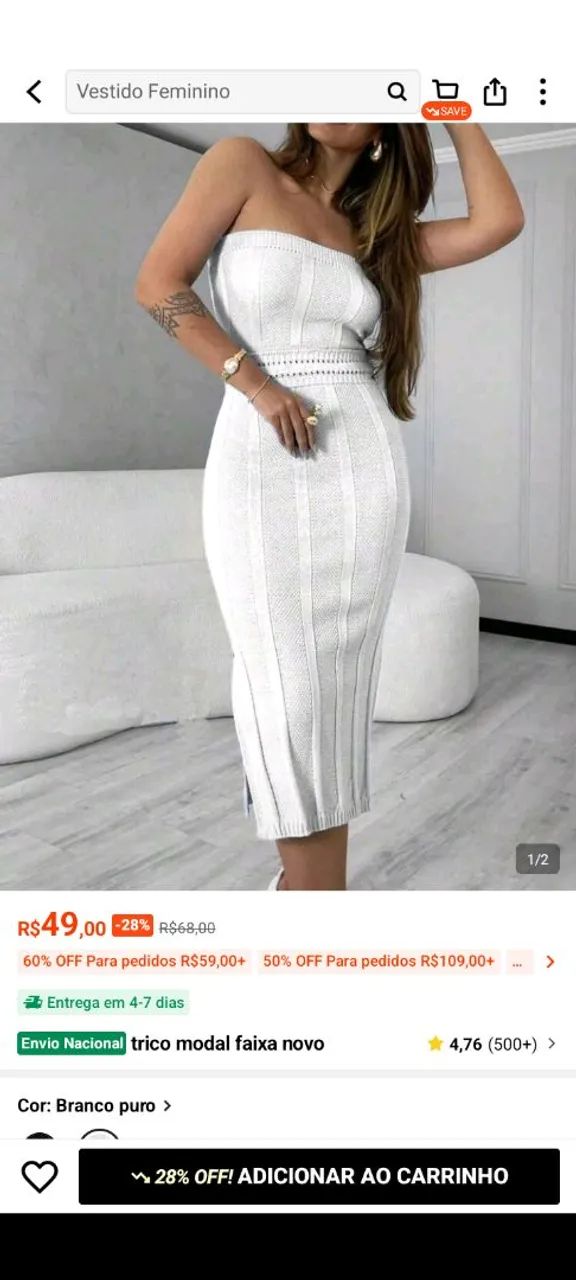 Vestido modal