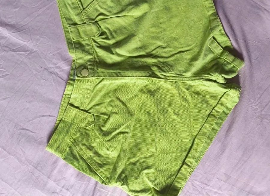 Short jeans verde N° 40  - Foto 2