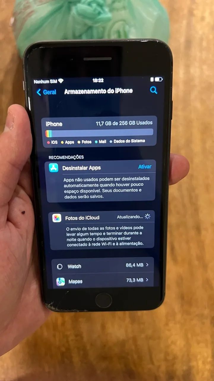 iPhone 8 Plus 256GB - PRETO - Foto 2