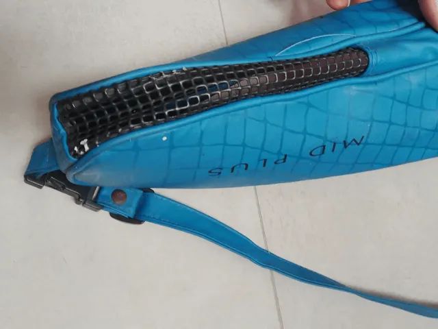 capa de raquete de tênis prince synergy tour azul reforçada com respiro rara usada - Foto 3