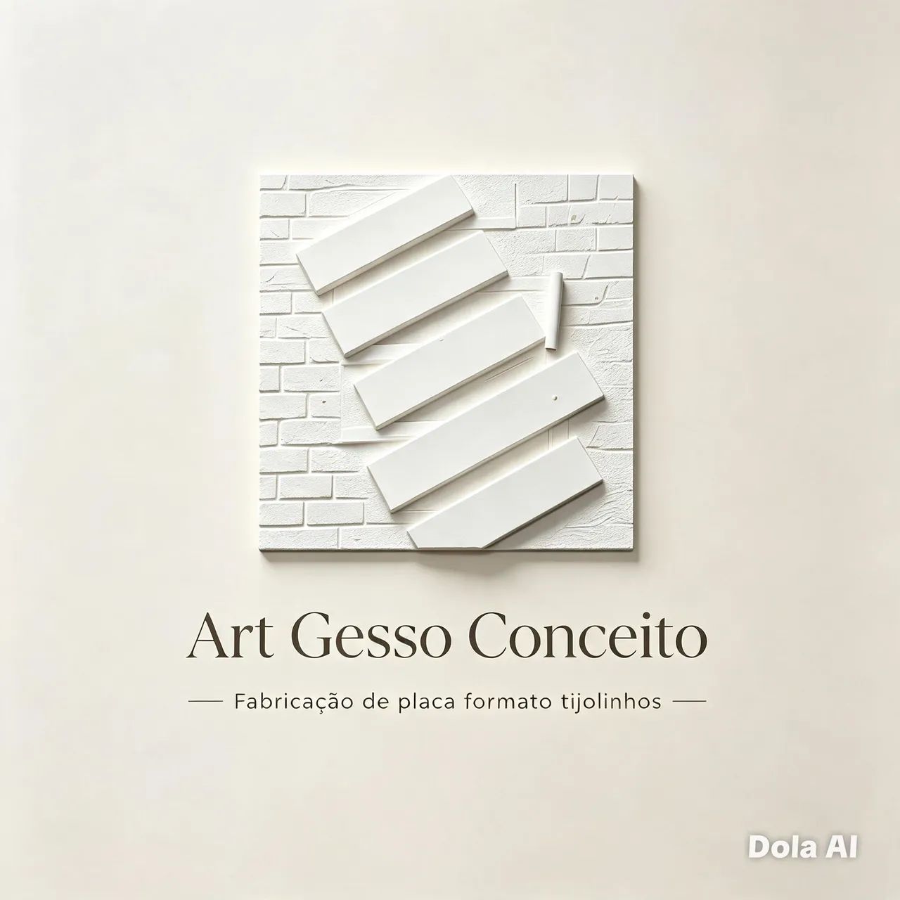 Tijolinhos de gesso