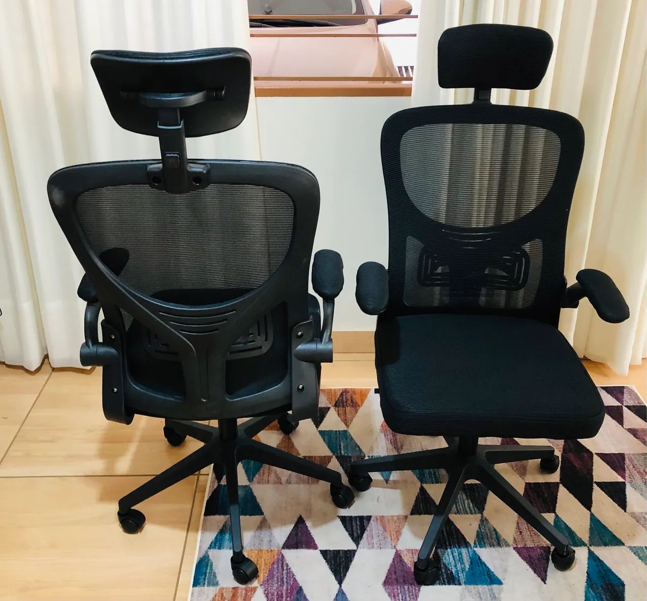 Cadeira Escritorio NOVA Braço Regulável - Foto 3