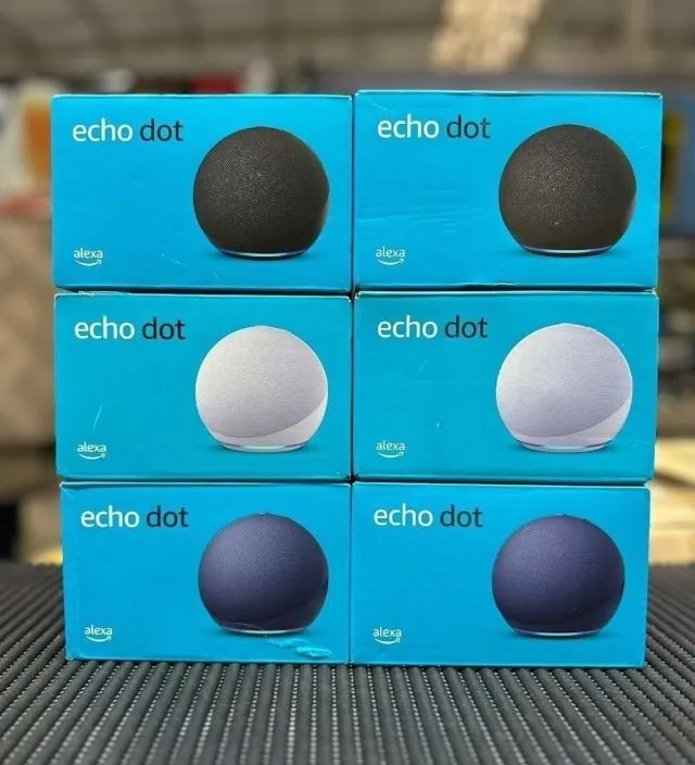 A M A Z O N Echo Dot 5 Azul, Branca e Preta NOVA COM GARANTIA