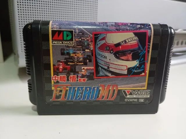 F1 Hero MD original SEGA GENESIS / Mega Drive japonês - Jogos de