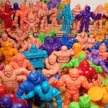 Action Figures estilo M.U.S.C.L.E. - Miniatura anos 80 - Foto 3