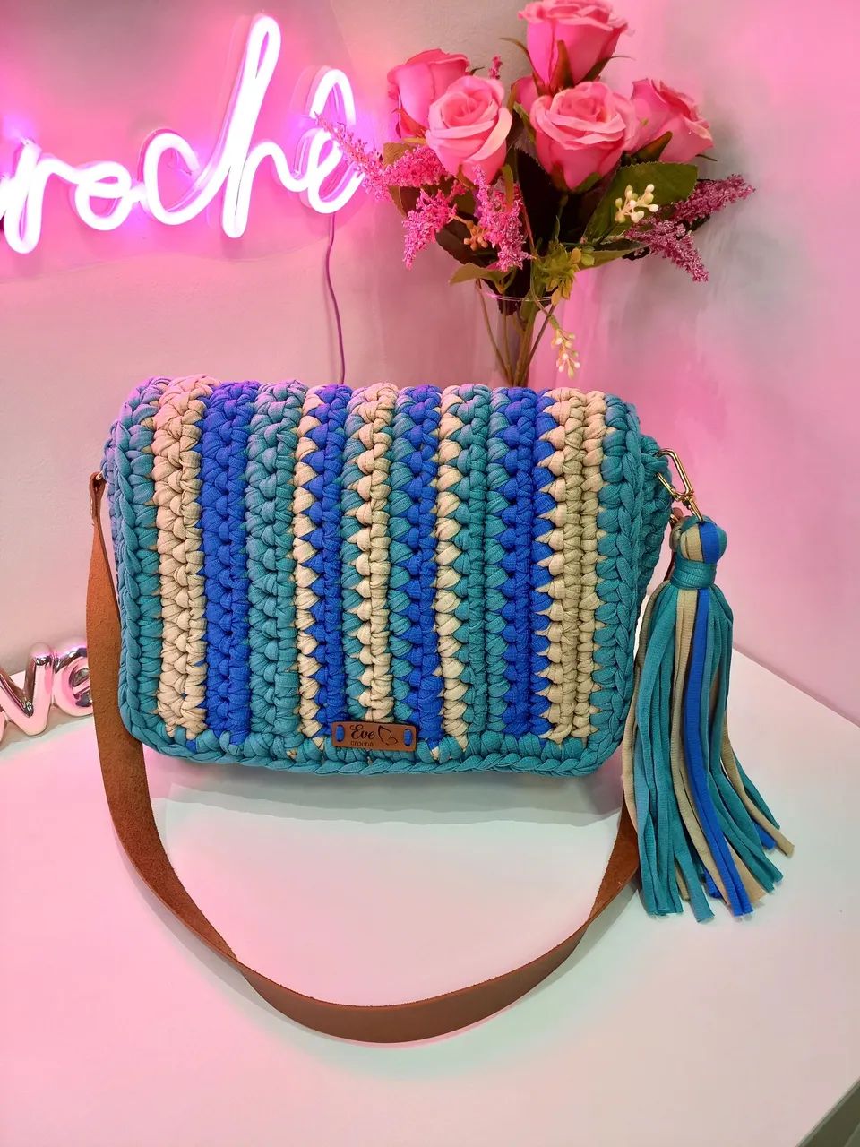 Bolsas de Crochê #bolsas - Foto 3