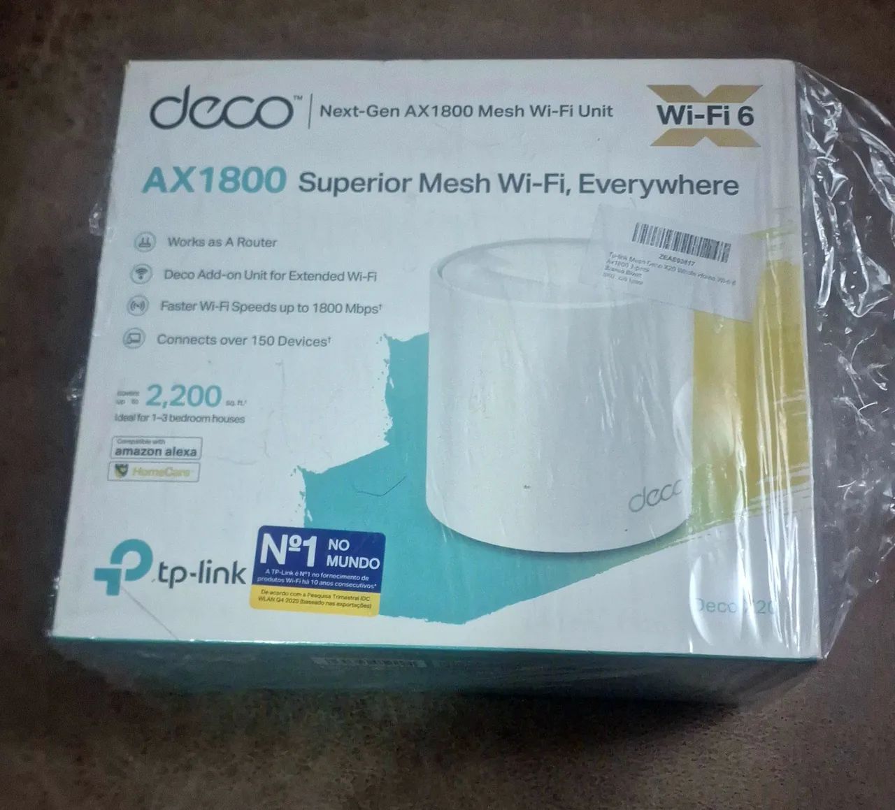 Kit 2 Roteadores Tp-link Deco X20 Mesh Wi-fi  6 - Foto 3