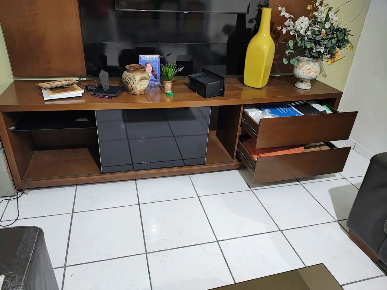 Rack de TV 100 % MDF - Foto 2