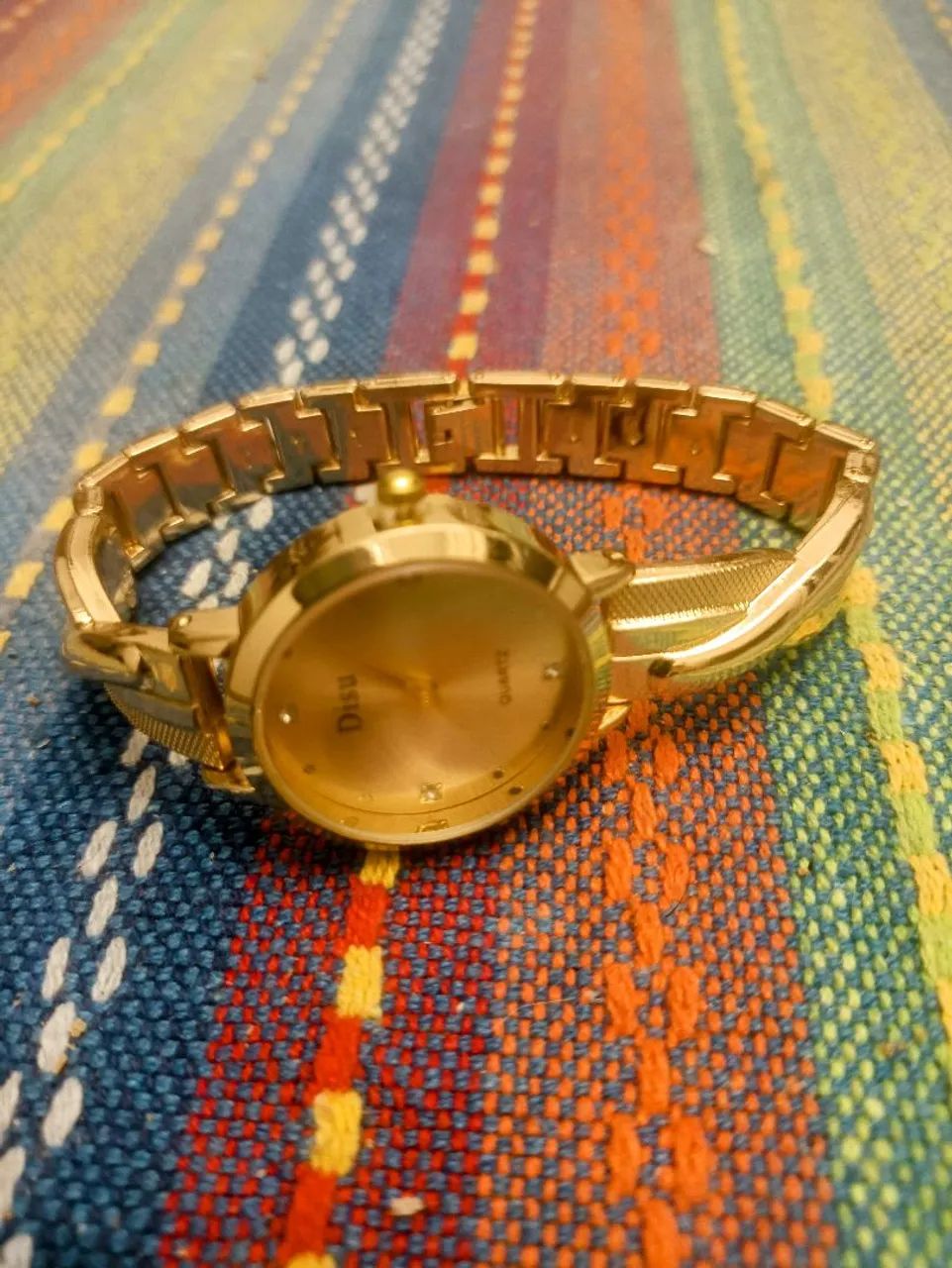 Relógio Disu Inoxidável Dourado - Quartz