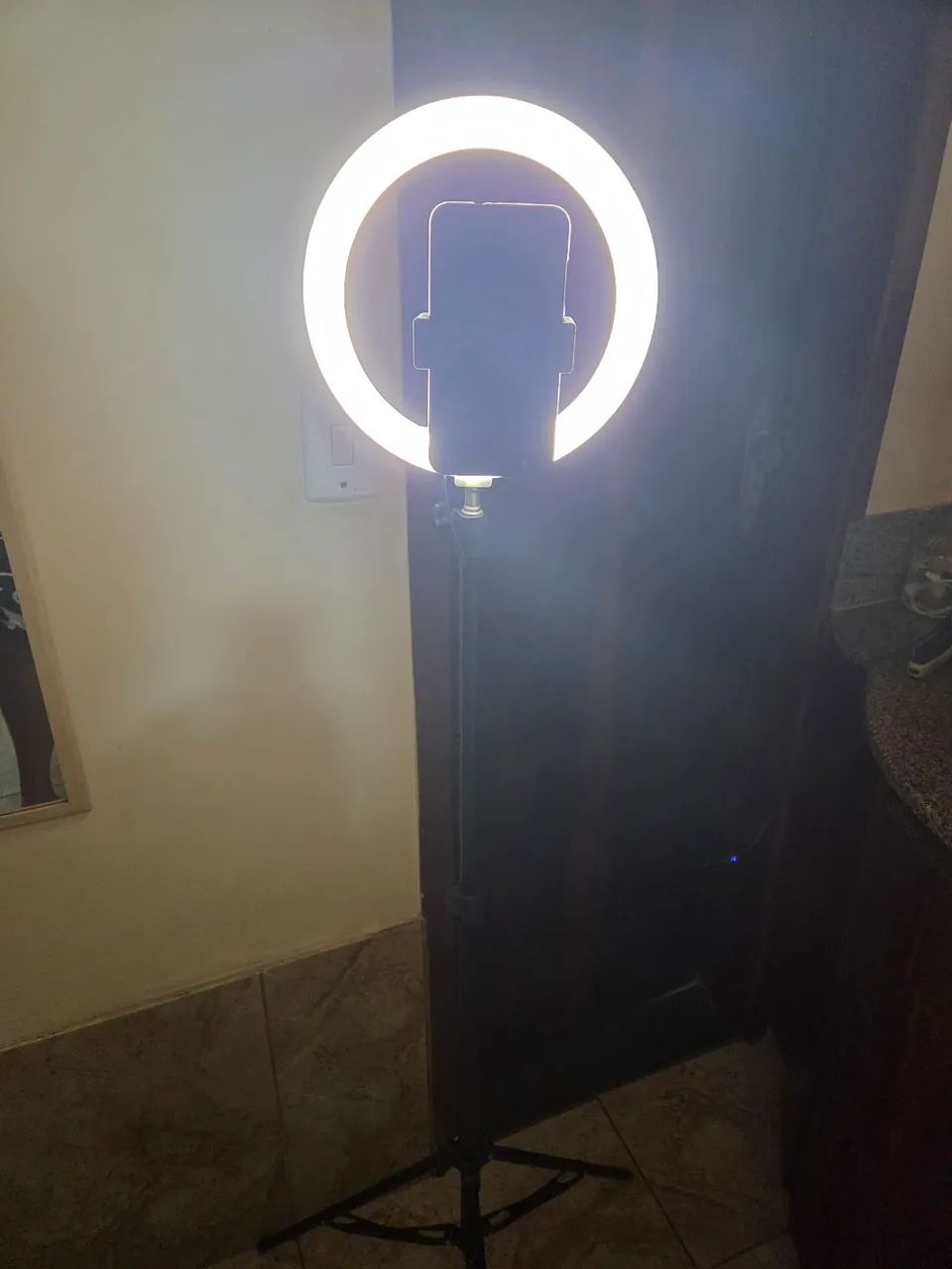 Tripé para celular led ring light tik tok