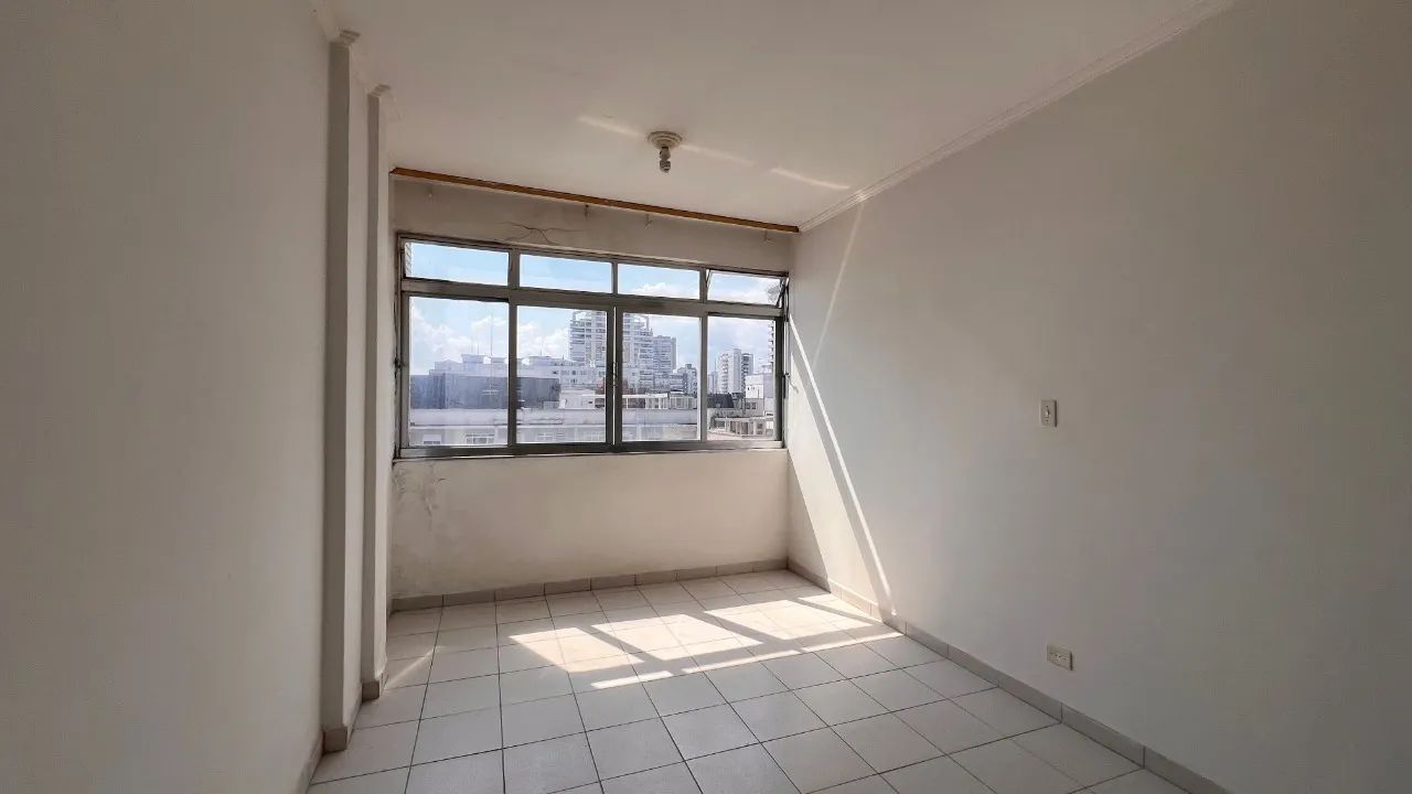 Kitnet para alugar com vista mar Embaré Santos SP