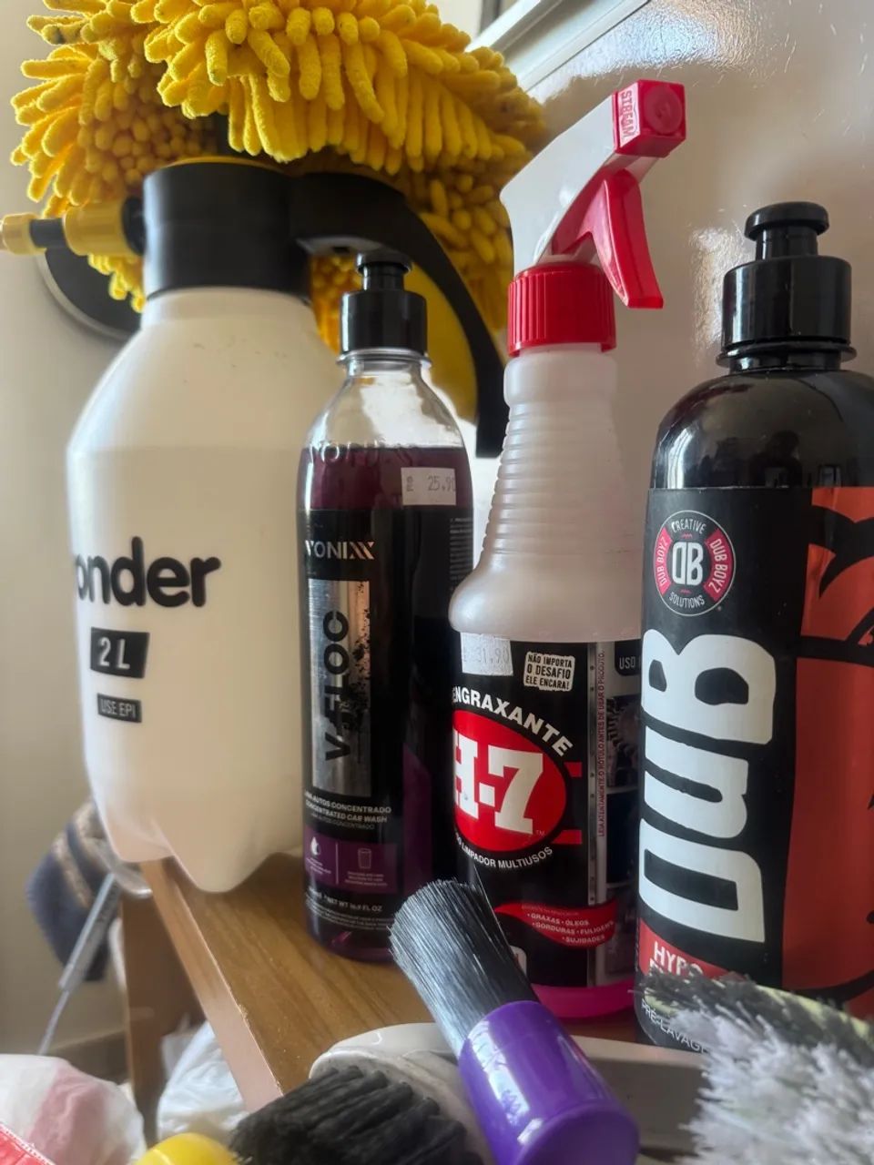 Kit lavagem de moto