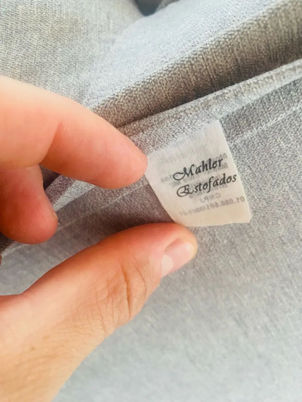POLTRONA DE AMAMENTAÇÃO COM PUFF E BALANÇO LINEN CINZA - Foto 5