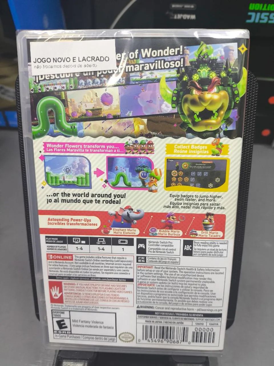 Super Mario Wonder novo lacrado - Jogos de Vídeo Game - Centro