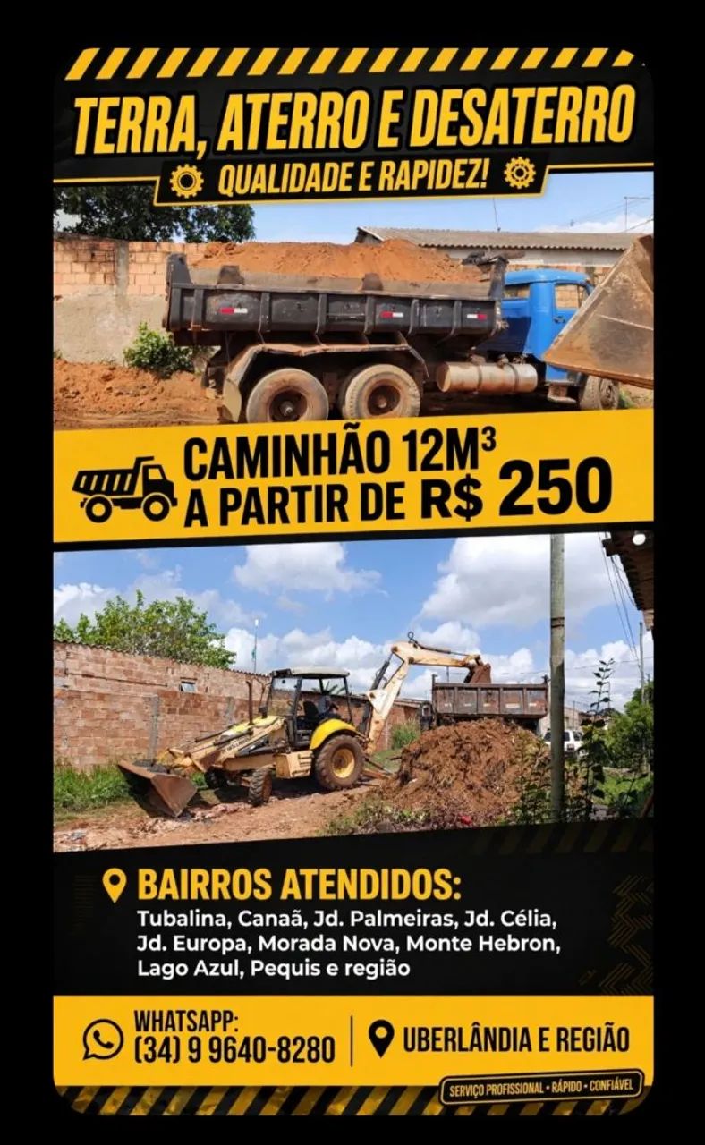 Aterro, Desaterro e venda de terra 