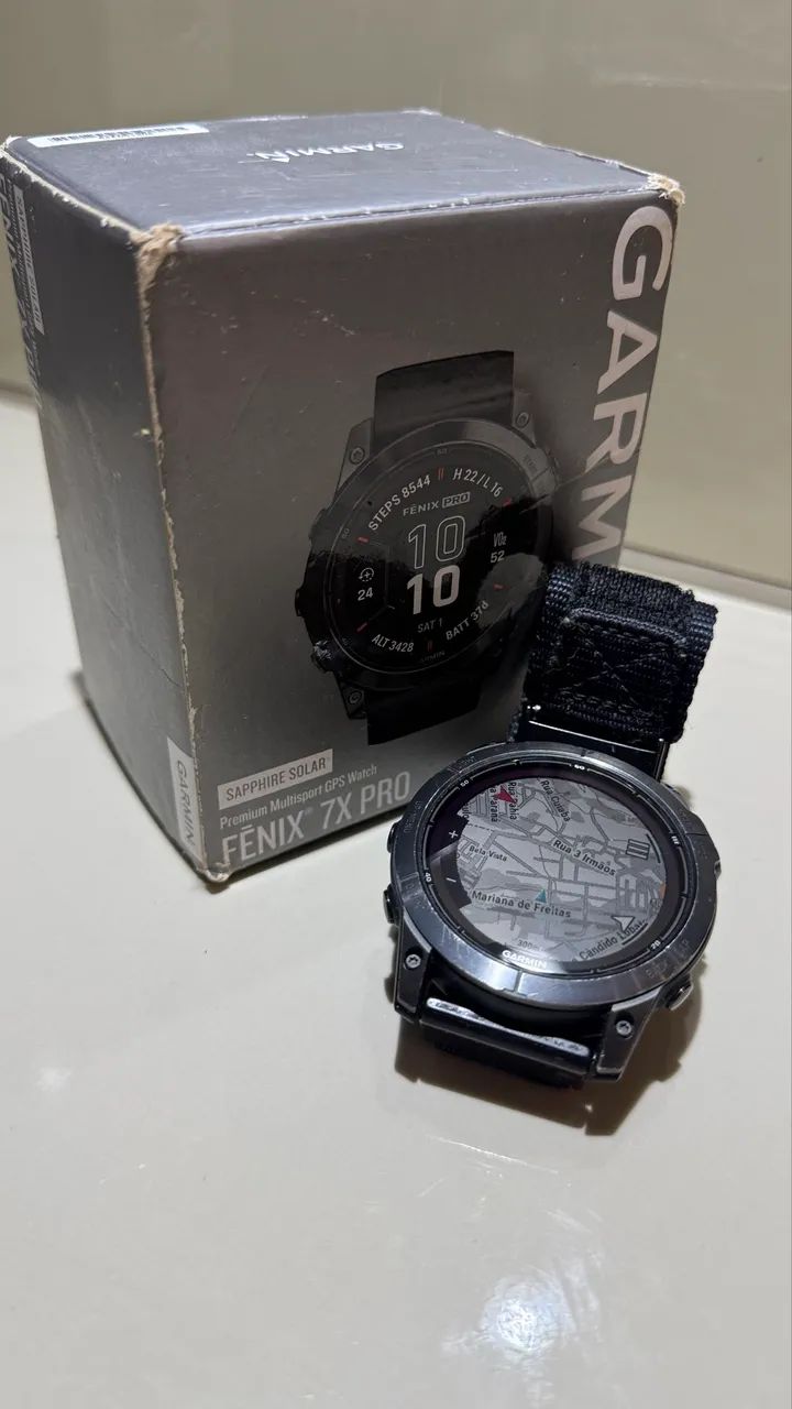 Garmin SAPPHIRE Fênix 7x Pro - Foto 2