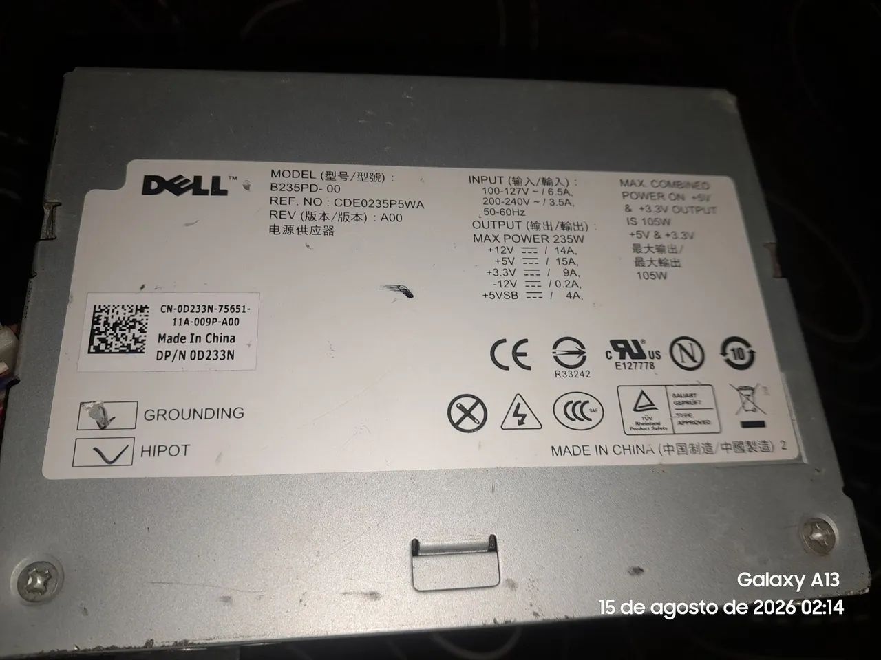 Fonte pc dell - Foto 2