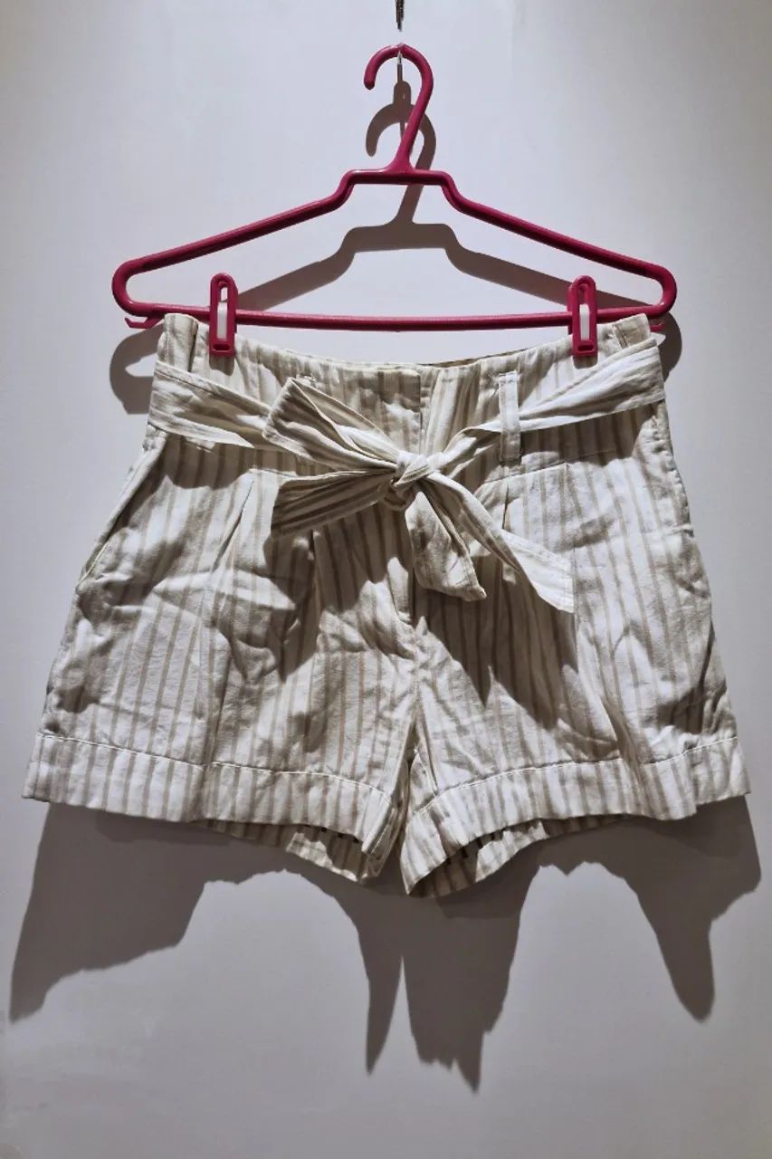 short estilo vintage em algodão tam. 40