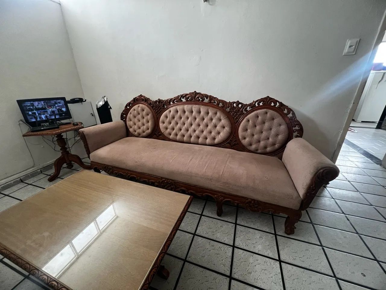 Conjunto de sofá retrô/vintage - Foto 3