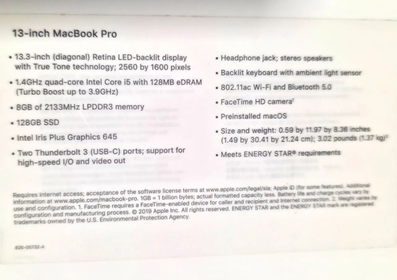 Macbook Pro com caixa e manuais 2019  - Foto 4