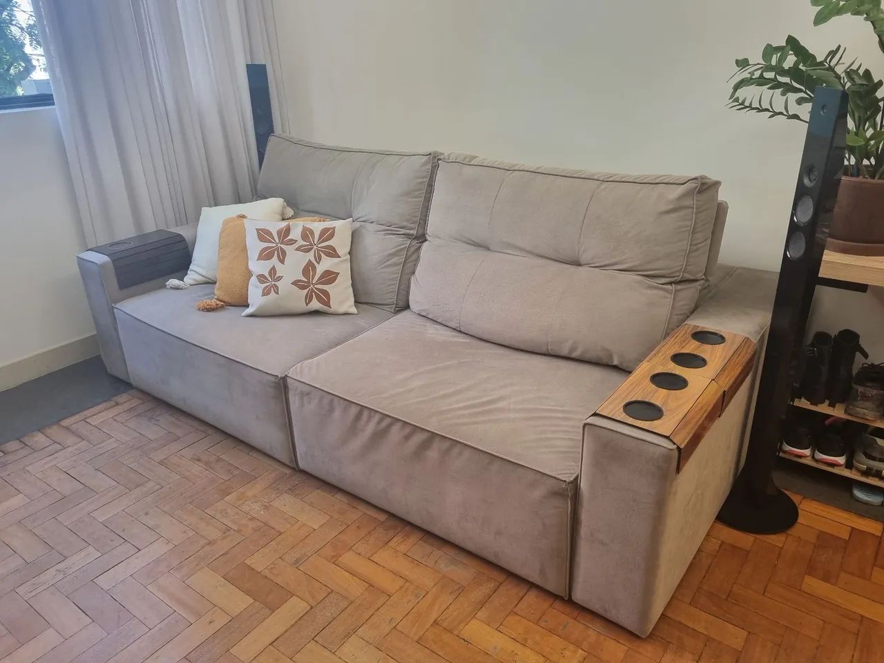 SOFÁ RETRÁTIL RECLINAVEL DA LIDER INTERIORES