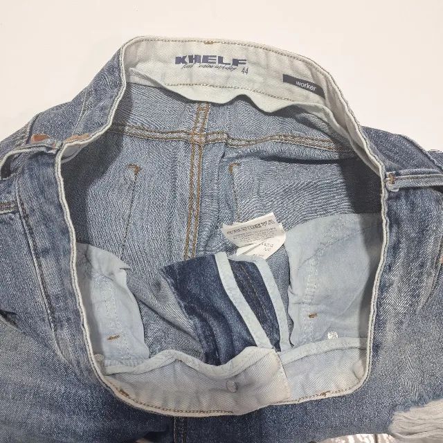 Bermuda Jeans Khef Worker Nº 44 Calça Original - Foto 5