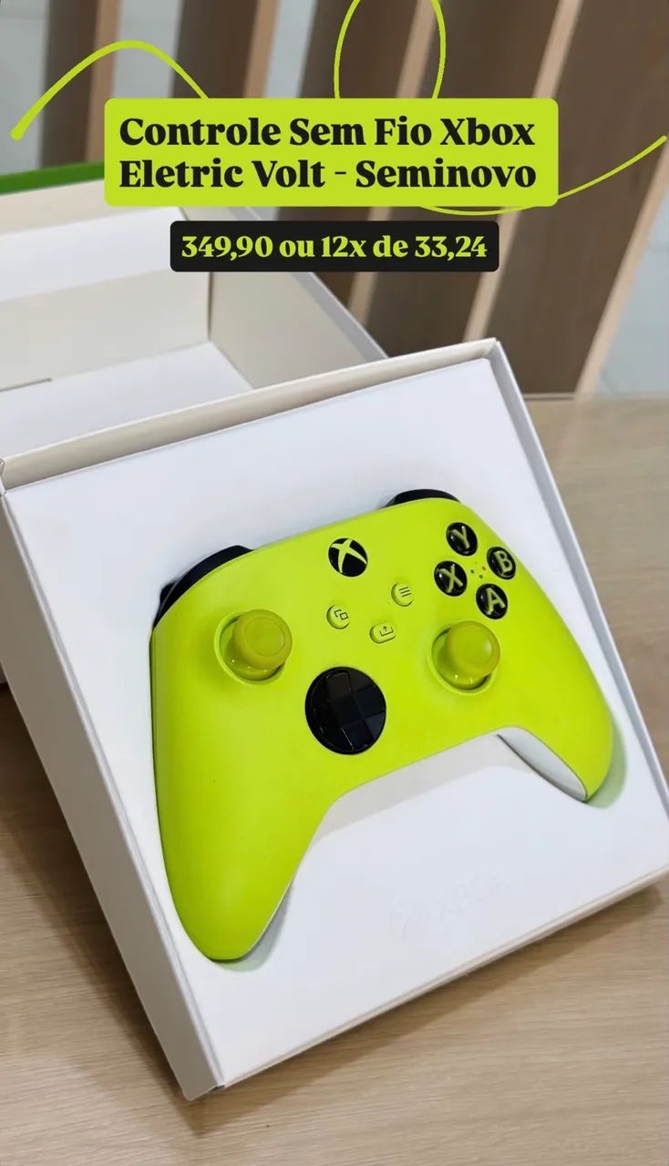Controle sem fio Xbox Eletric Volt  - Foto 2