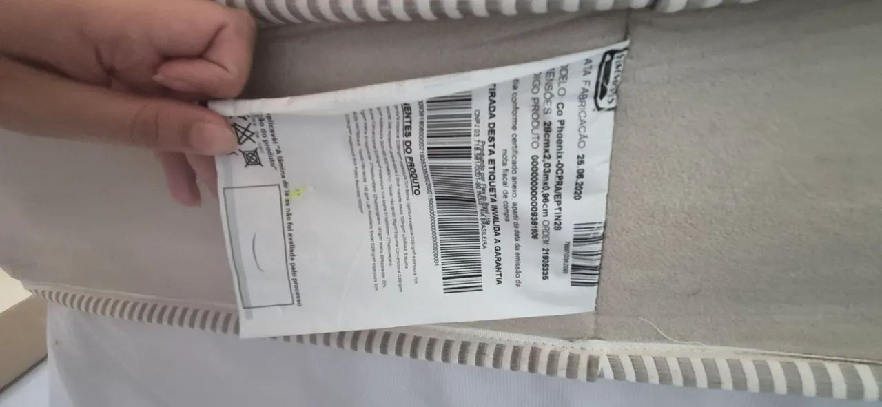 Base da cama + Colchão solteirão  - Foto 5