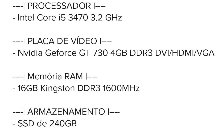PC Gamer Com Nota Fiscal Funcionando Perfeitamente! - Foto 4