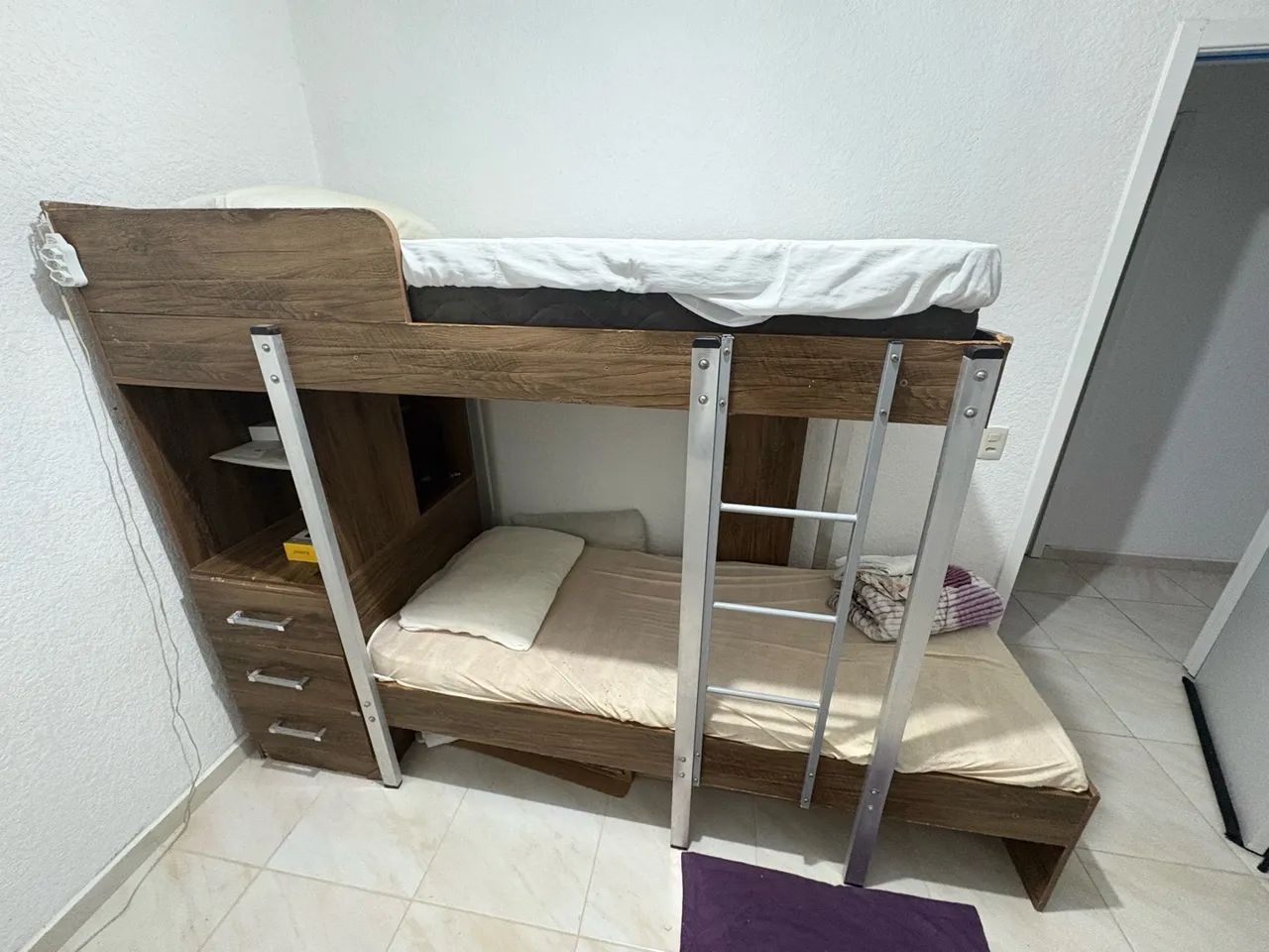Cama Beliche com Gaveteiro