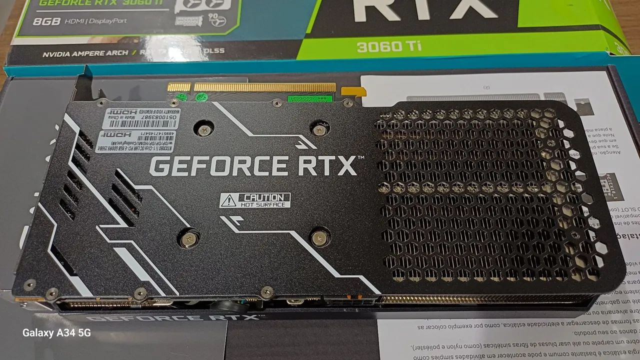 3060ti GALAX: Pouco uso - Foto 4
