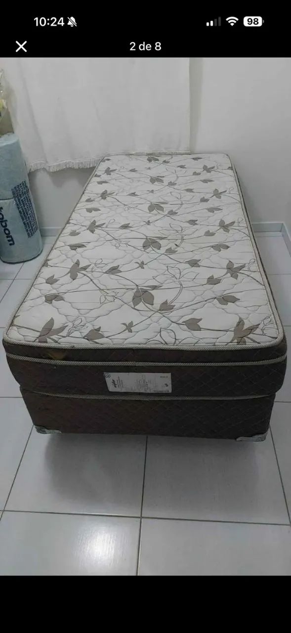 CAMA BOX DE SOLTEIRO