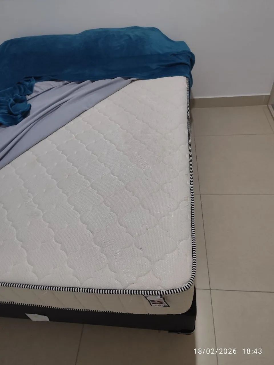 Cama box CASAL quase sem uso - Foto 3