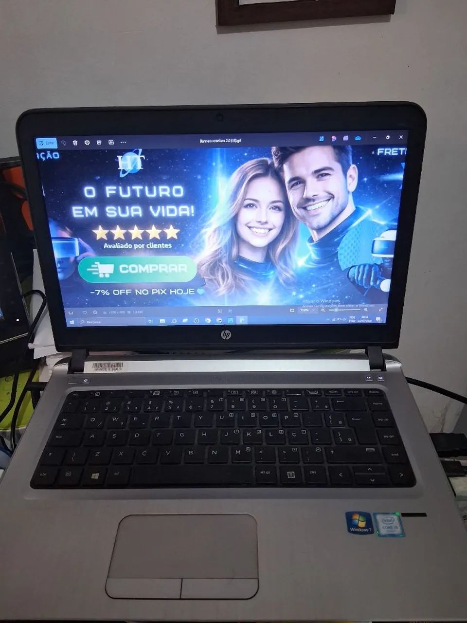 Notebook HP ProBook - 1 TERA de Memória + SSD128 + 16Gb RAM Intel core i5