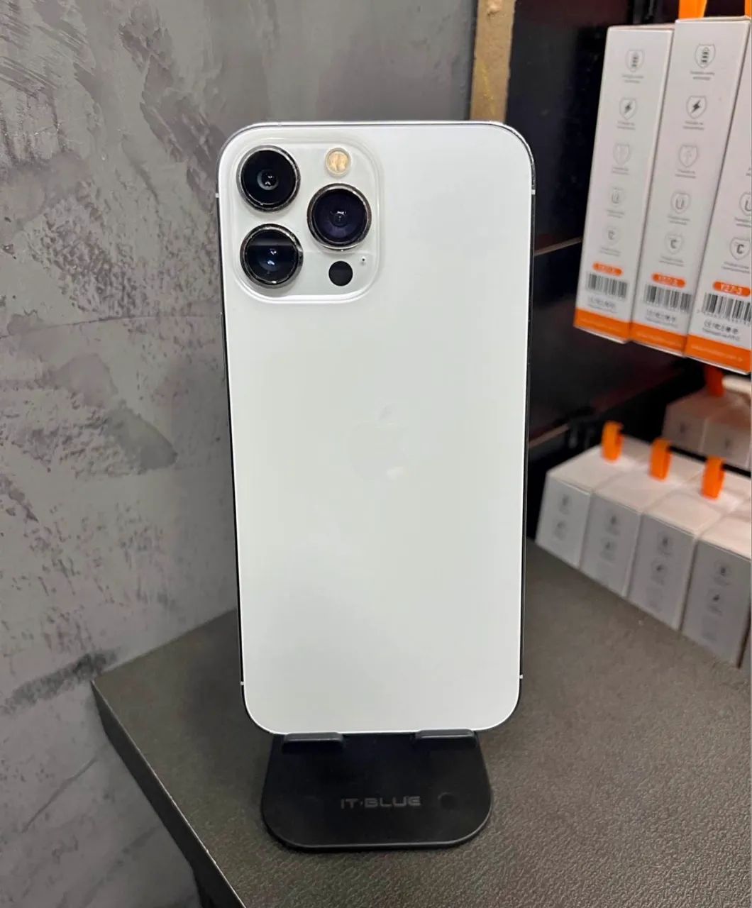 iPhone 13 Pro Max branco 128 Gb 6 meses garantia 