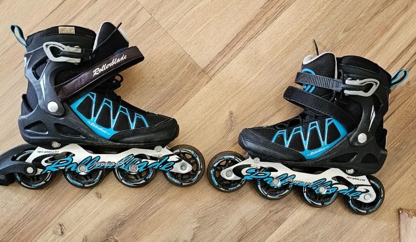 Patins inline Rollerblade80 sc,original, Usado,importado(EUA)equipamento proteção(brinde)