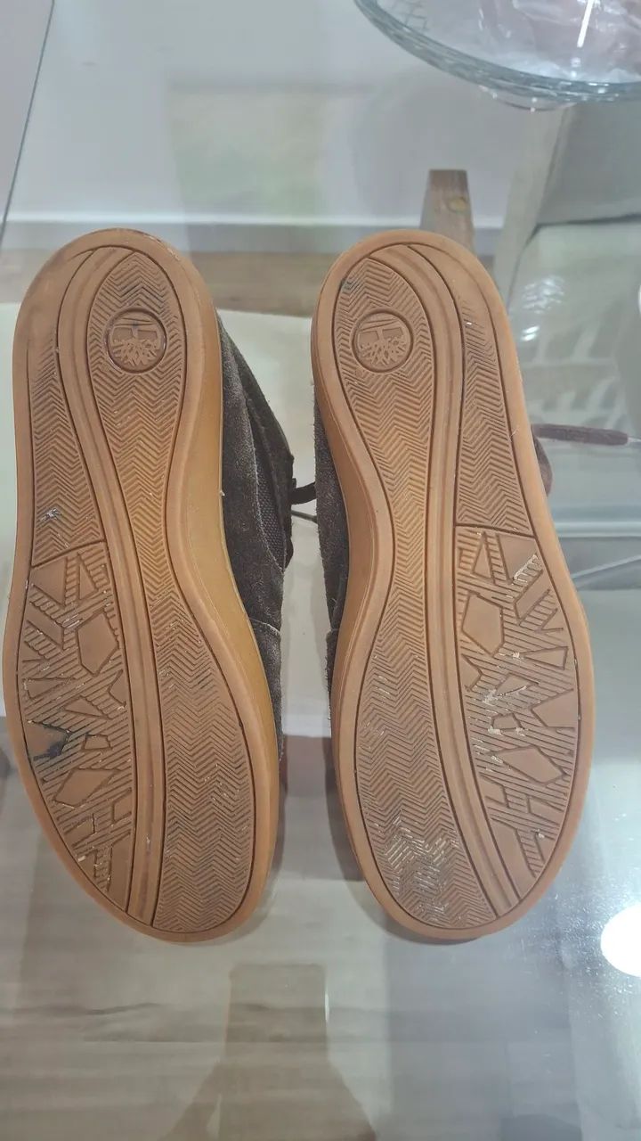 Bota em couro camurça legítimo Timberland! - Foto 4