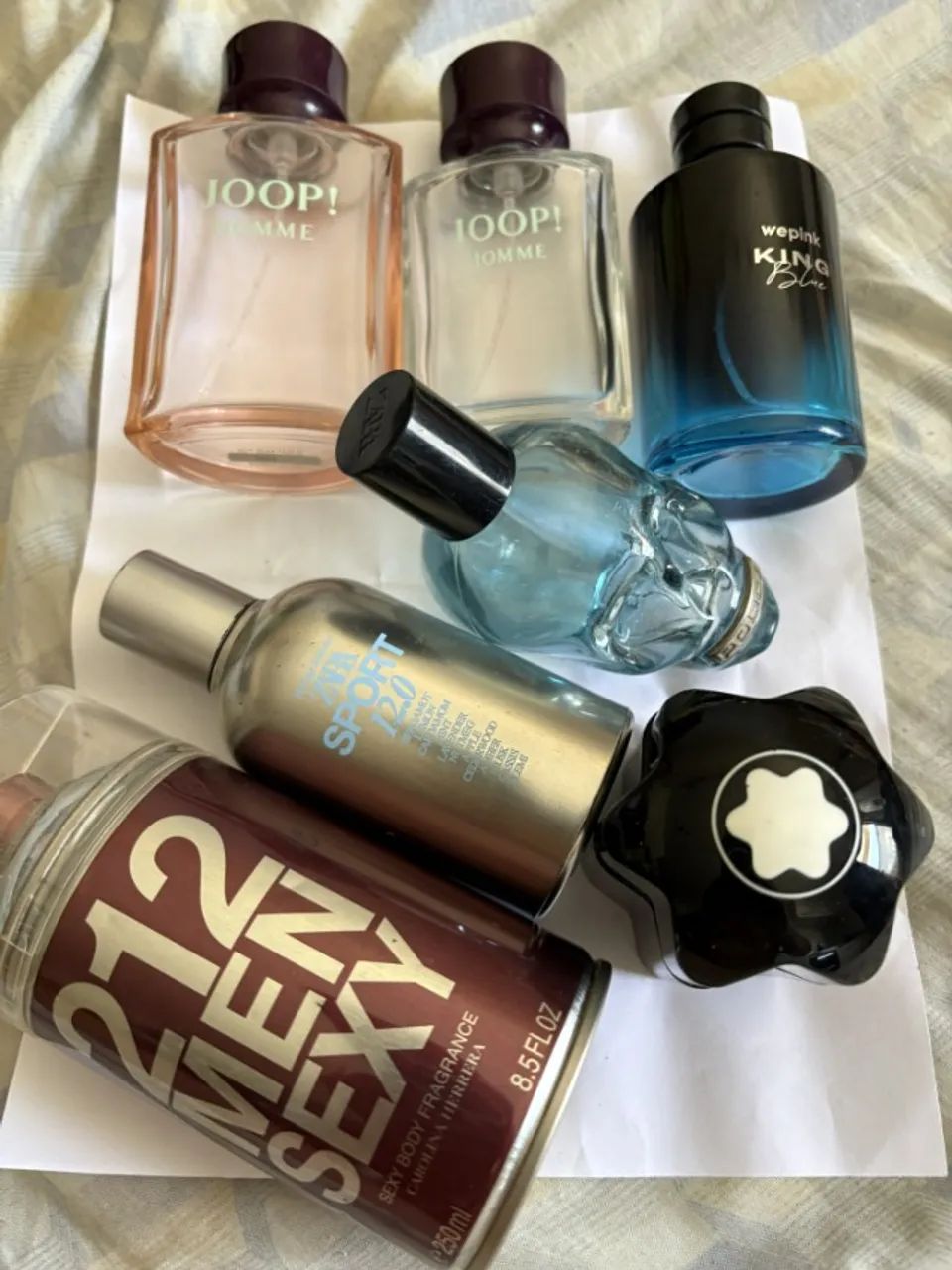 Perfumes frascos vazios  30 reais cada original