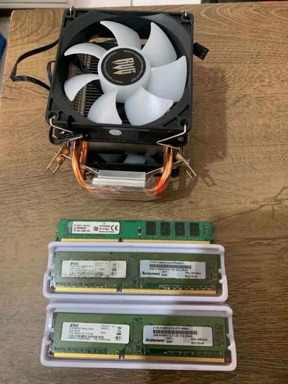 Kit upgrade PC - memórias + cooler com heatpipes