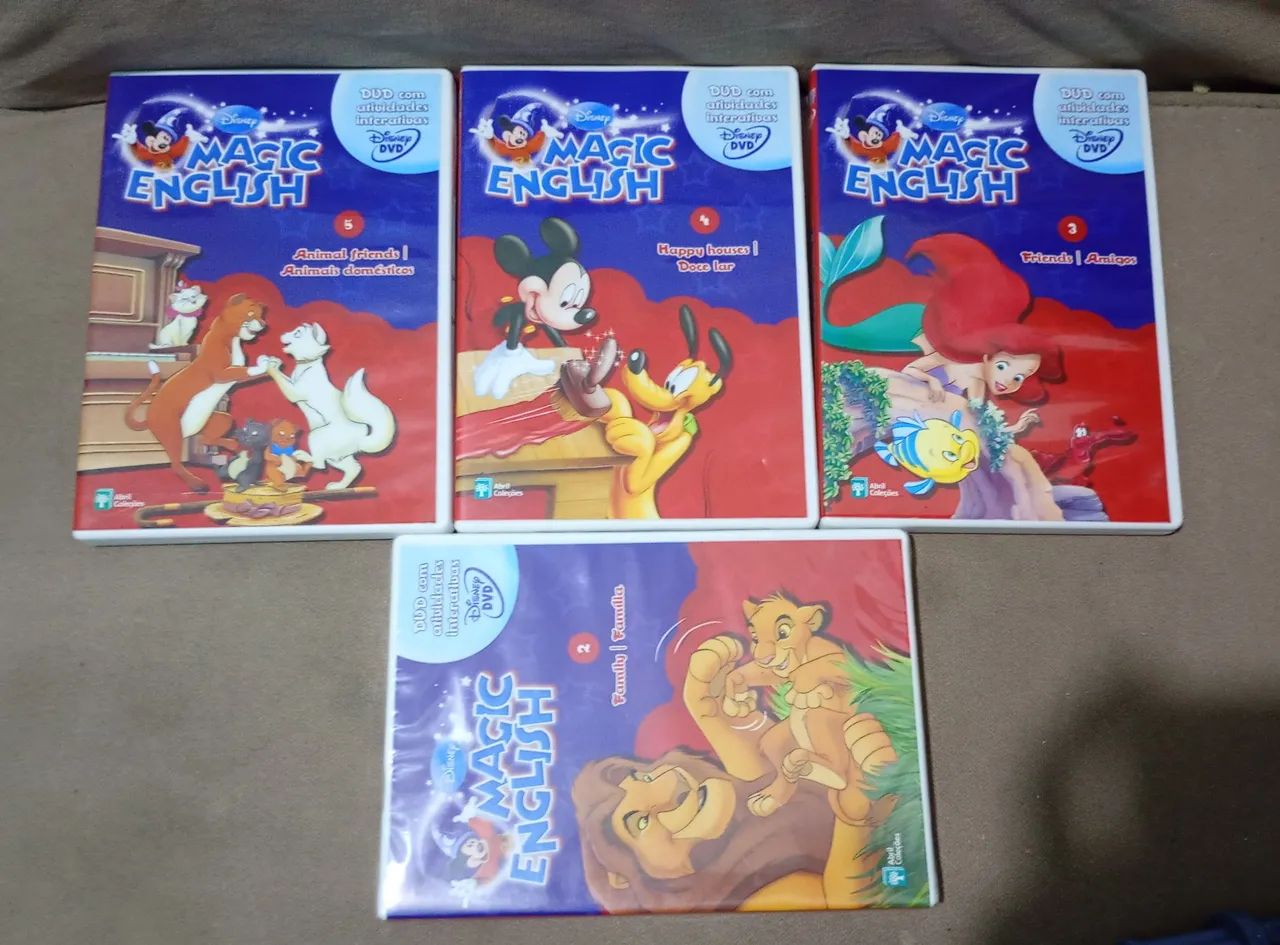 DVDs Magic English 2 ao 5 como novos e um lacrado - Foto 2