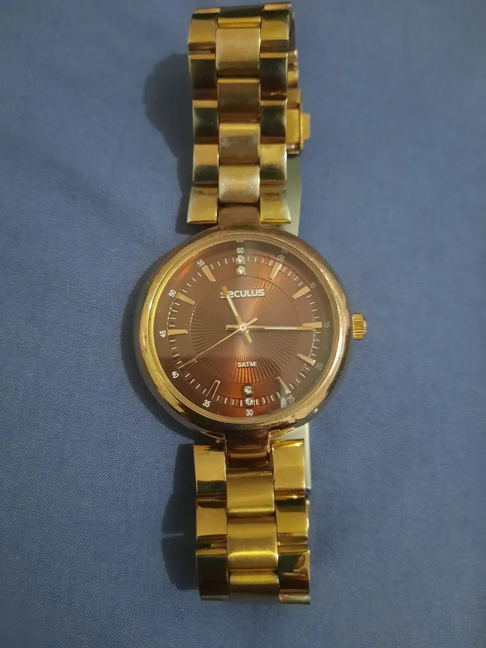 Relógio Seculus feminino bronze original... - Foto 2