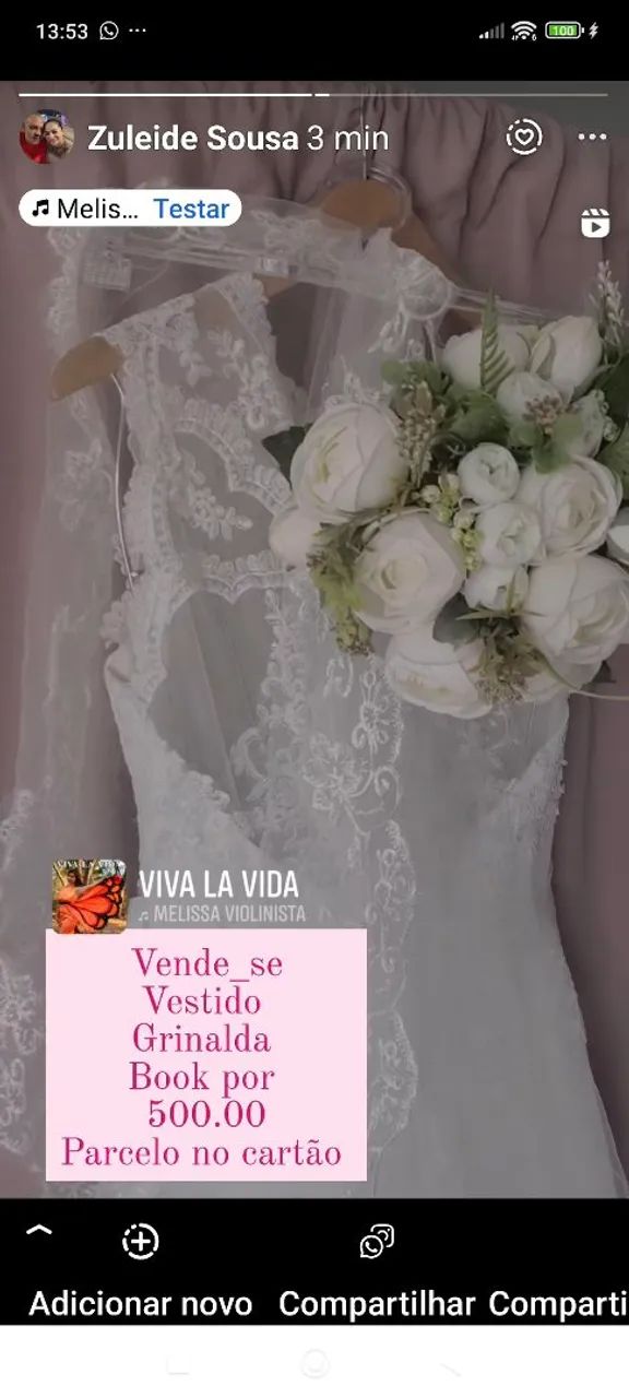 Vende_se  vestido de noiva  - Foto 3
