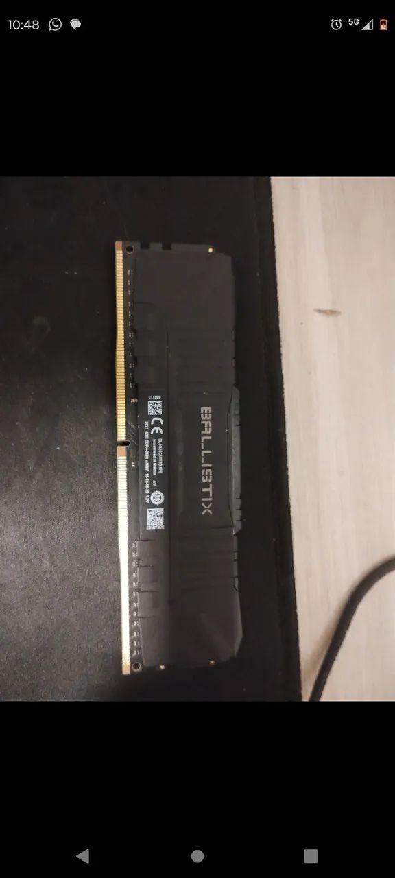 Memória ram Ballistic DDR4 (BOM ESTADO)