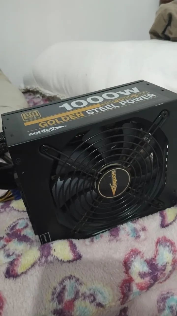 Fonte 1000W 80 plus gold