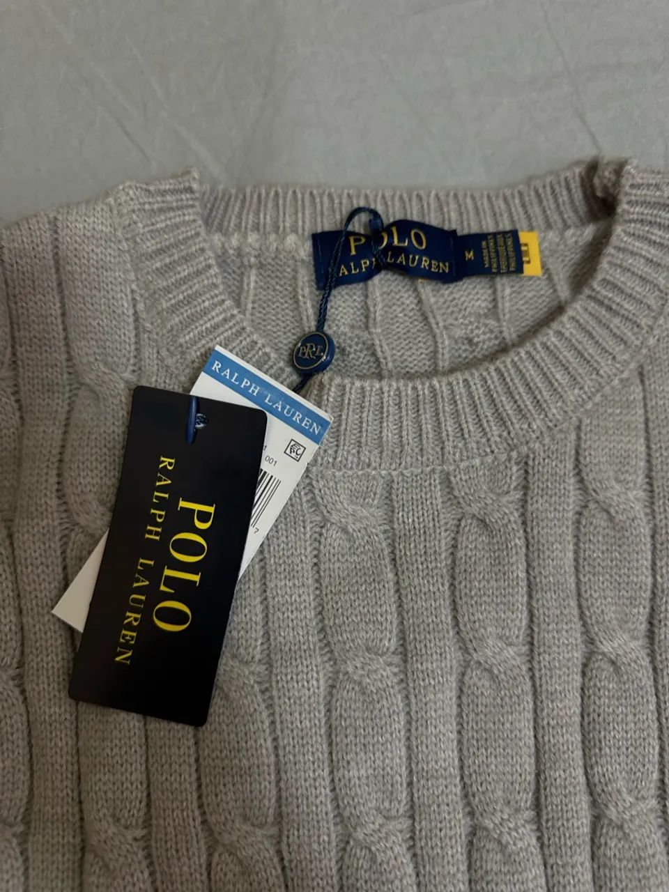 Suéter Ralph Lauren Cinza - Foto 2