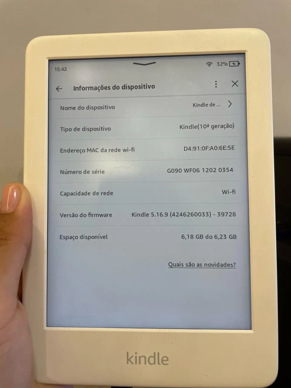 Kindle 10° geração  - Foto 2