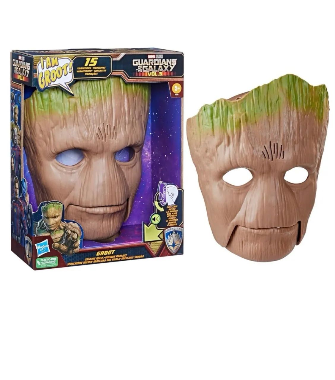 Máscara Groot Guardiões da Galáxia!
