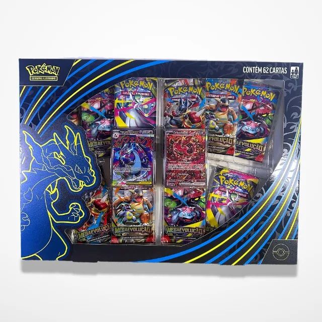 Pokémon Box Charizard X EX - Lacrado e Original