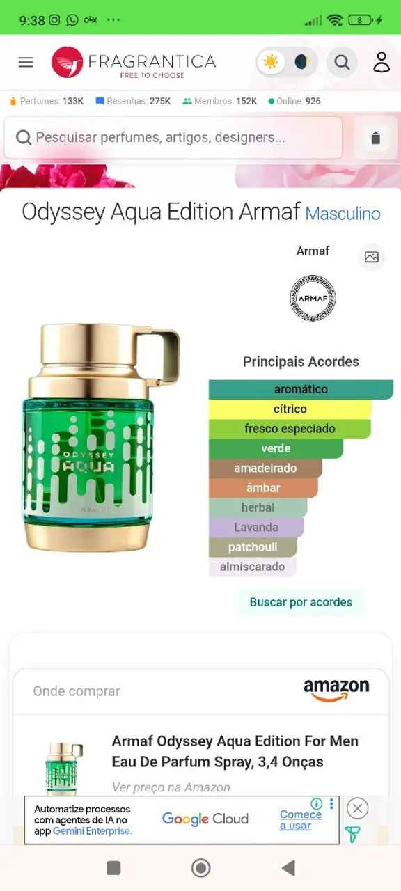 Armaf AQUA 200ml - Foto 2