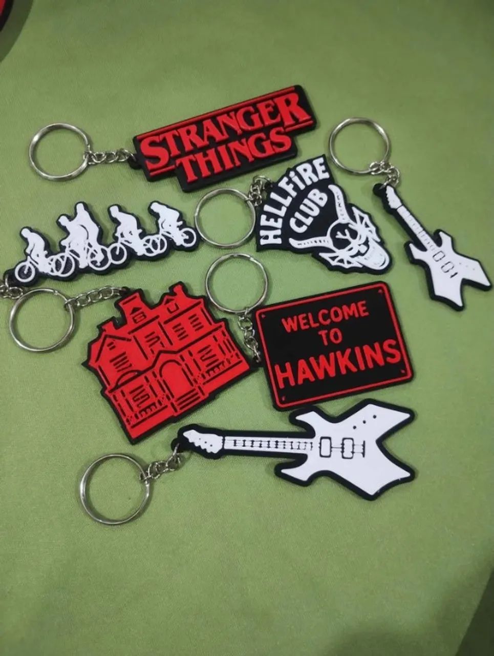 Chaveiro Stranger Things - Vecna On Eleven Hawkins hellfire - NerdDog Store - Foto 2